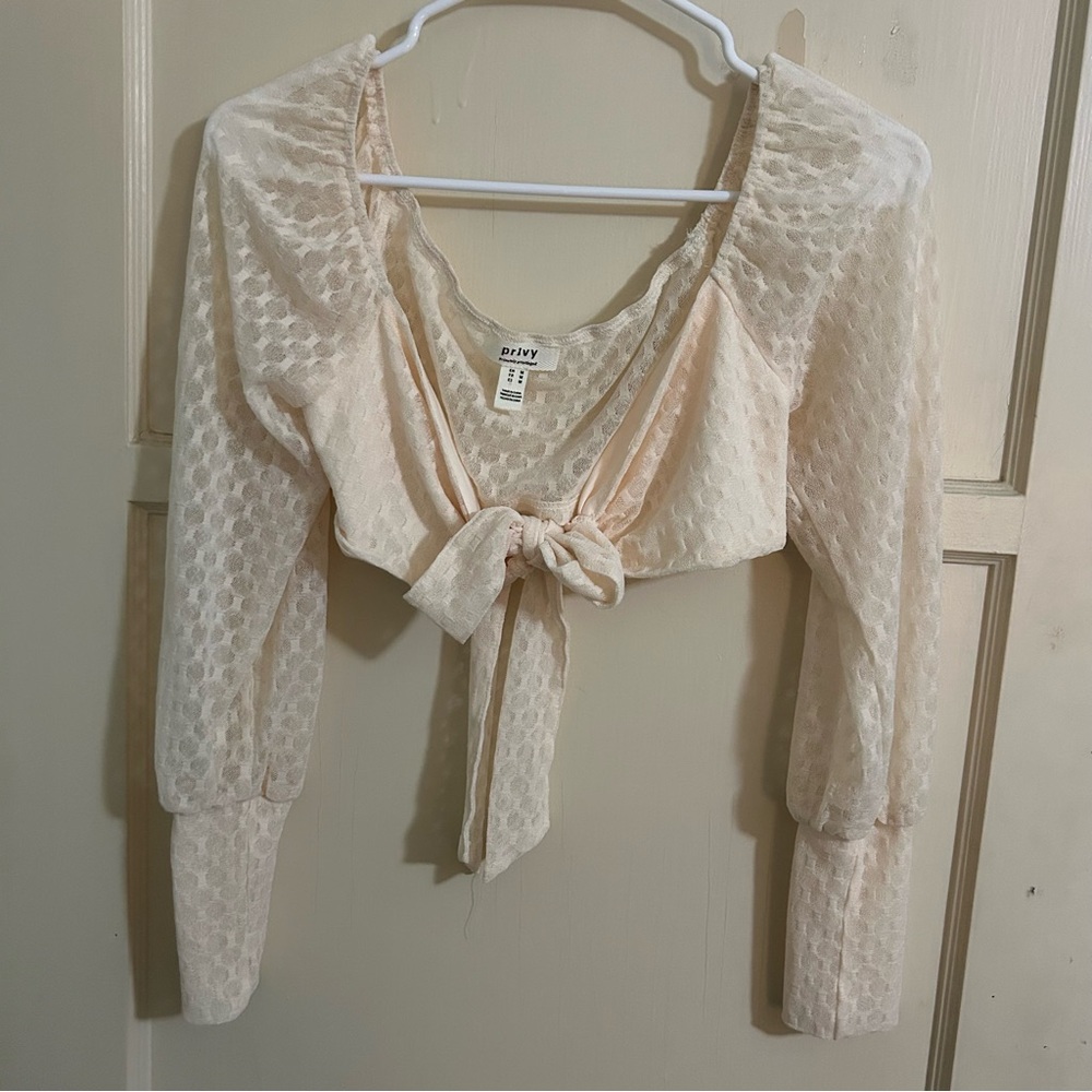 boho white top